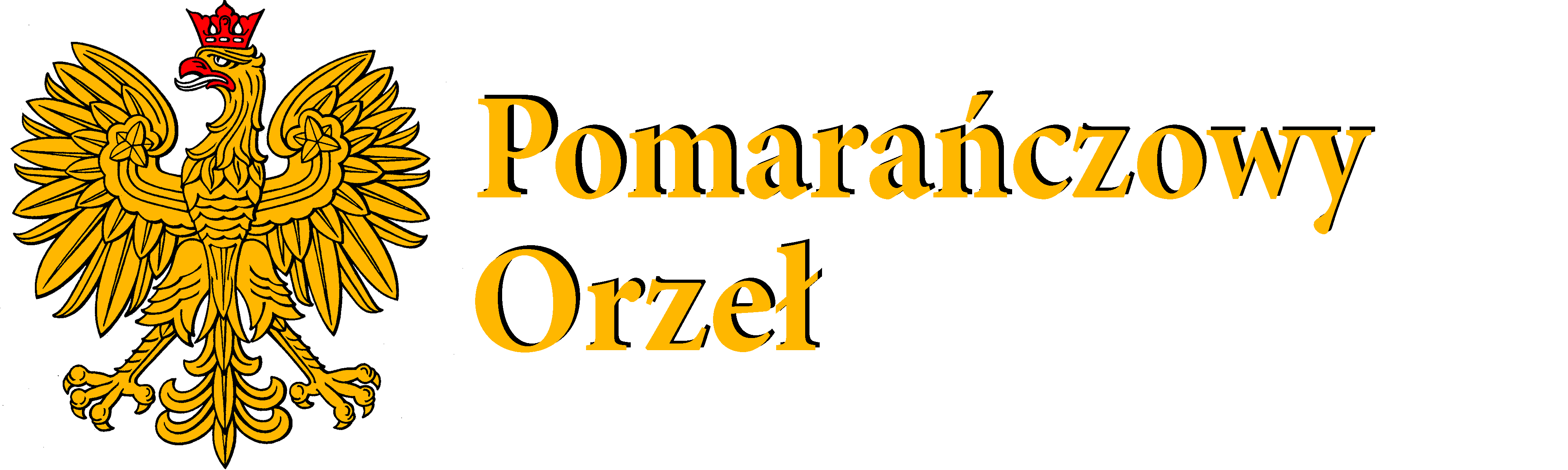 Pomarańczowy Orzeł Logo